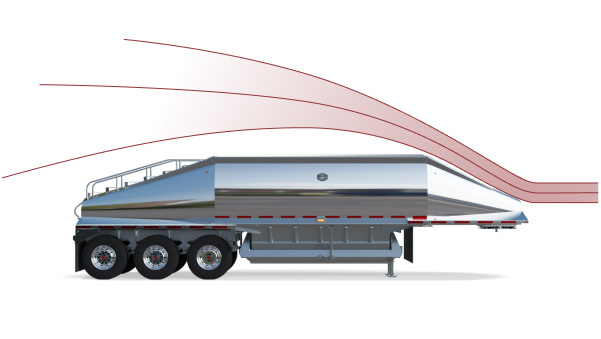 Fuel Efficient MAC Bullet Dump Trailer